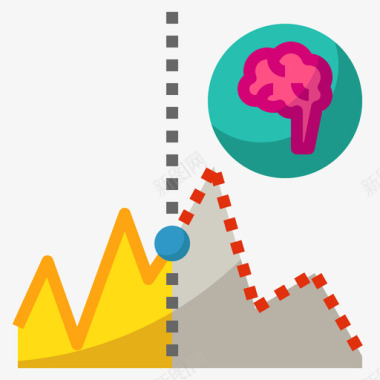 智能人工分析人工智能87扁平图标图标