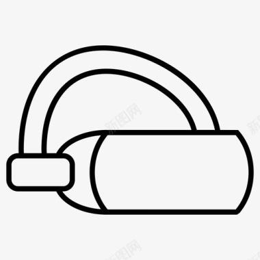 vr耳机头盔虚拟现实图标图标