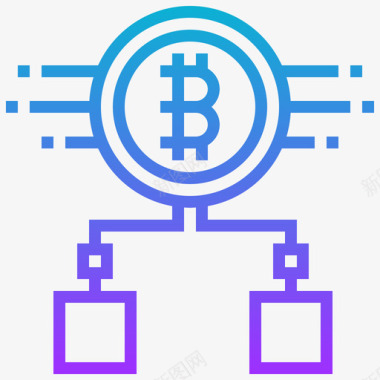 余额支付区块链支付67梯度图标图标