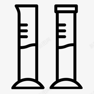 化学仪器测量管仪器化学图标图标