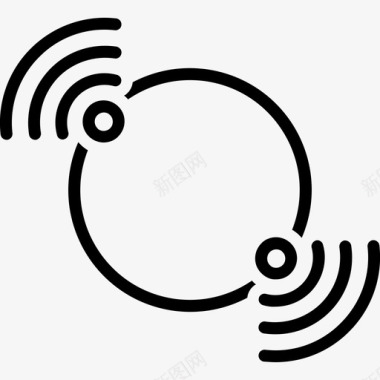 wifi免费点连接热点图标图标