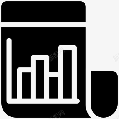 资金转移业务分析条形图业务增长图标图标