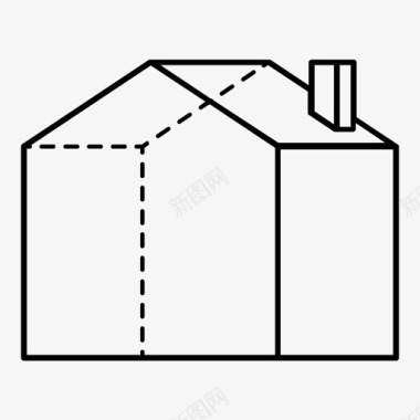 地产房屋标签房屋建筑地产图标图标