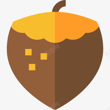 炒榛子榛子过敏28扁平图标图标