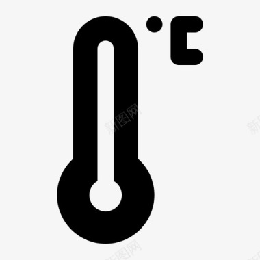 摄氏温度计摄氏度医学图标图标