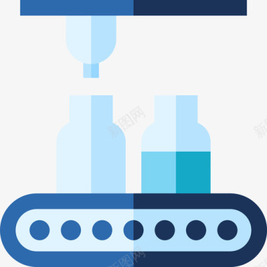 装修流程图标输送机工业流程36扁平图标图标