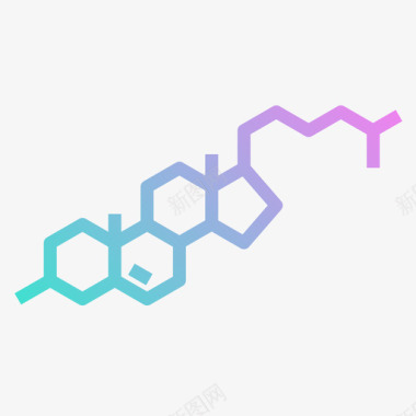 胆固醇较高胆固醇梯度图标图标