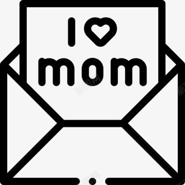 电子邮件母亲节33直拨图标图标