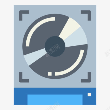 磁盘图标本地磁盘计算机设备3扁平图标图标