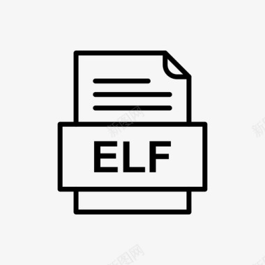 音乐风格类型elf文件文件图标文件类型格式图标