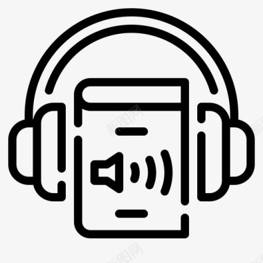 种植技术3图标有声读物教育技术3线性图标图标