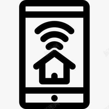 数字17智能家居数字服务17线性图标图标