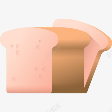 面包感恩节99彩色图标图标