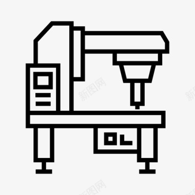 自动化挖掘机数控自动化工业图标图标