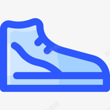运动鞋衣服154蓝色图标图标