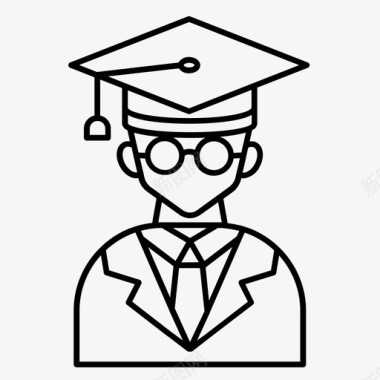 躺下的学生学生商业教育图标图标