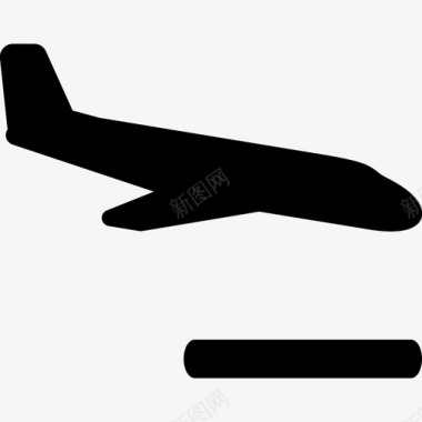 旅游飞机飞行旅游图标图标