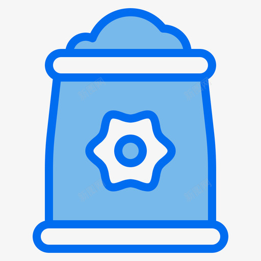 肥料园艺91蓝色图标svg_88icon https://88icon.com 园艺 肥料 蓝色