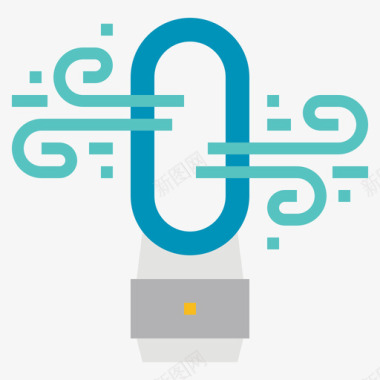 高端空气净化器空气净化器智能家居52扁平图标图标
