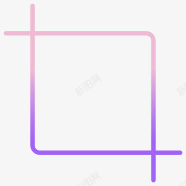 裁剪摄影129轮廓渐变图标图标