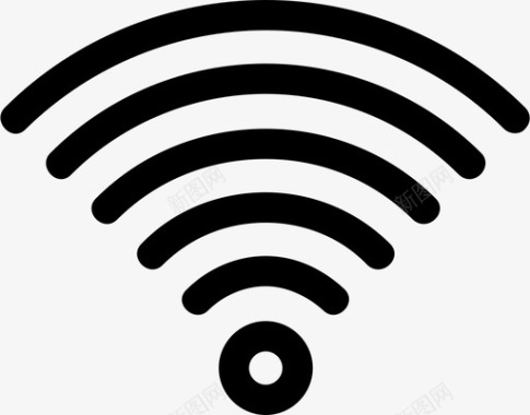 WiFi无线WiFi网络无线连接互联网图标图标