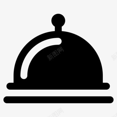 中餐餐具cloche餐具食品餐具图标图标