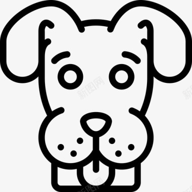小狗宠物5直系图标图标