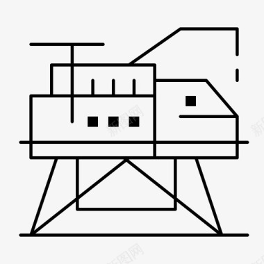 平台公告建筑工程实验室图标图标