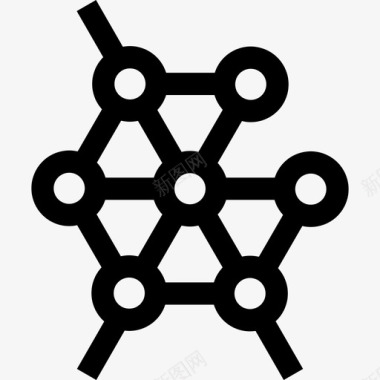 分子分子生物工程35线性图标图标