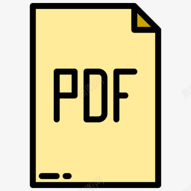 PDF电子书Pdf文件60线颜色图标图标