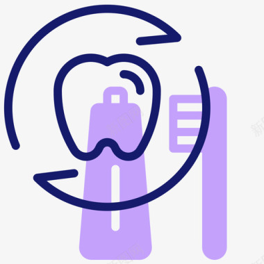 牙齿图标牙齿颜色牙齿护理图标图标