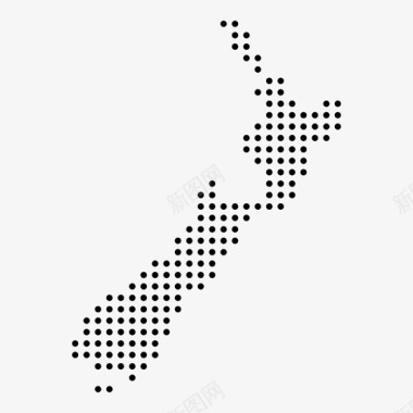 新西兰国家点地图图标