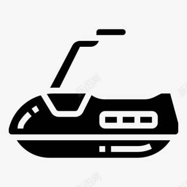 加仑jetski船马达图标