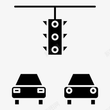 道路信息管理汽车汽车信号道路信号图标