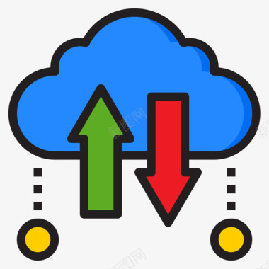 主机主图主机网络技术15线颜色图标