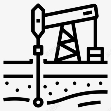 油田泵地质工业图标图标