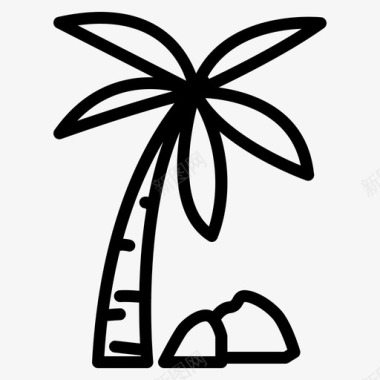 椰树龙目度假线图标