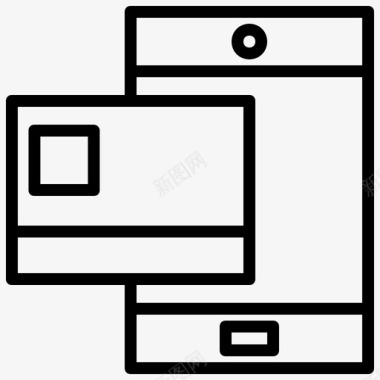 互联网科技画册在线支付通讯互联网图标