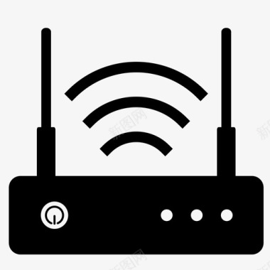 WiFi无线WiFi网络路由器互联网lan图标