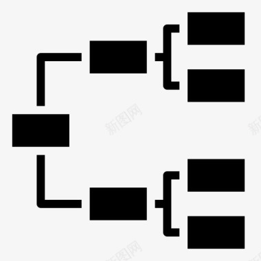 电脑图信息层次结构信息图9填充图标