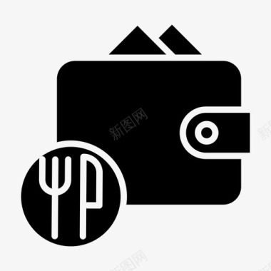 收款收据食品账单发票图标