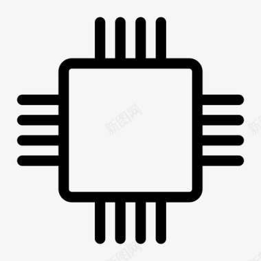 主板电脑配置处理器cpu硬件图标