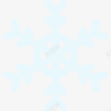 雪花冰凌图片雪花圣诞285平坦图标