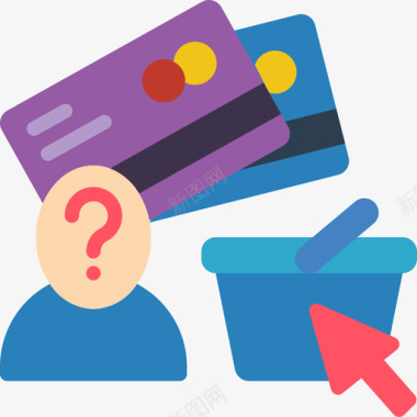 信用卡宣传册信用卡深色网4扁平图标图标