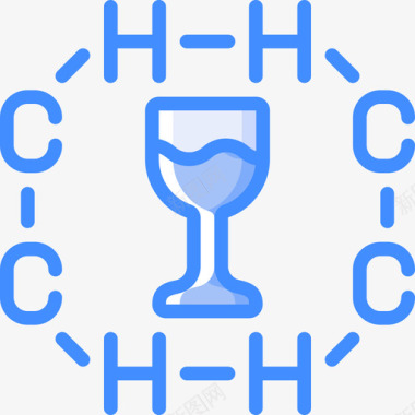 酿酒葡萄葡萄酒葡萄酒11蓝色图标