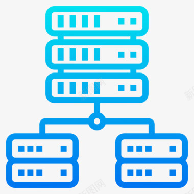 71背景数据库网络托管71梯度图标