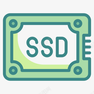 ssdSsd驱动器计算机硬件23双音图标
