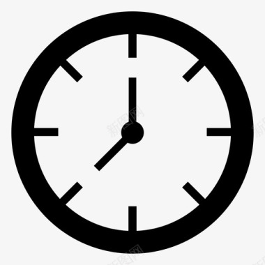 金融时钟时间闹钟时钟图标