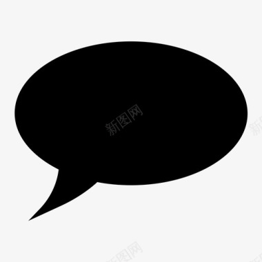 想象的气泡图标消息气泡聊天语音图标