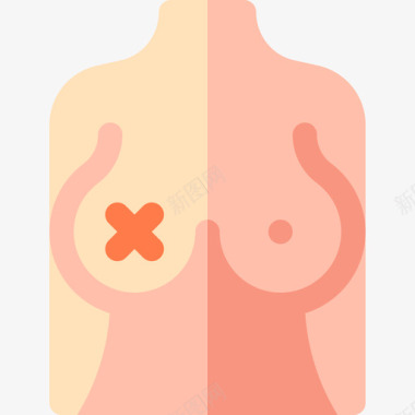 世界人口日乳腺癌世界癌症意识日15平淡图标